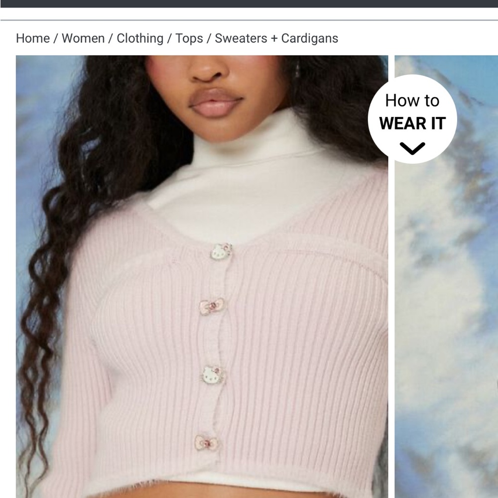 Chic Pink Ribbed Cardigan